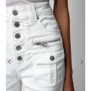 Zadig & Voltaire women's Eyes Eco white jeans size 29